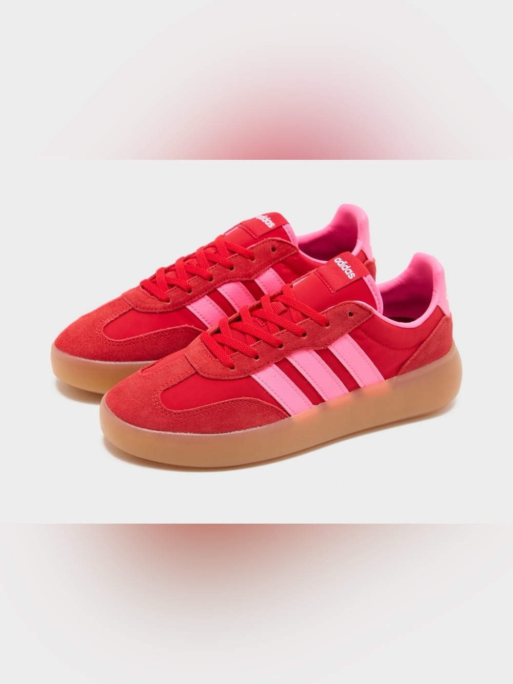 Adidas Barreda Decode Shoe Youth US Size 5 same as W US Size 6 Red Pink Sneaker